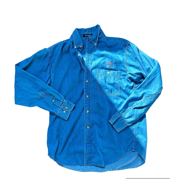 Vintage denim USA button down - Picture 1 of 3